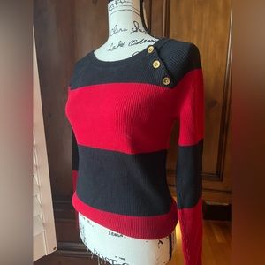 New Ralph Lauren Sweater with Gold Buttons